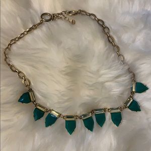 Stella & Dot • Emerald Green Statement Necklace